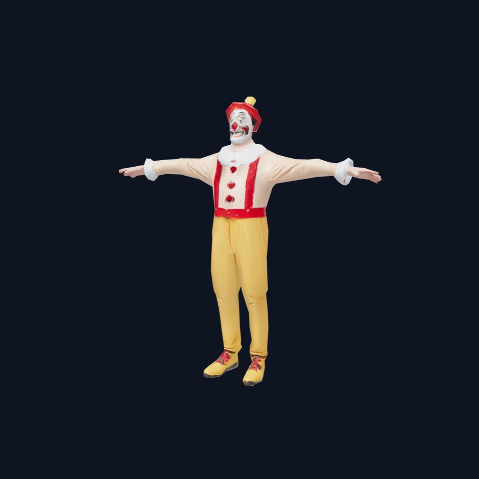 Playful Clown Character model pack